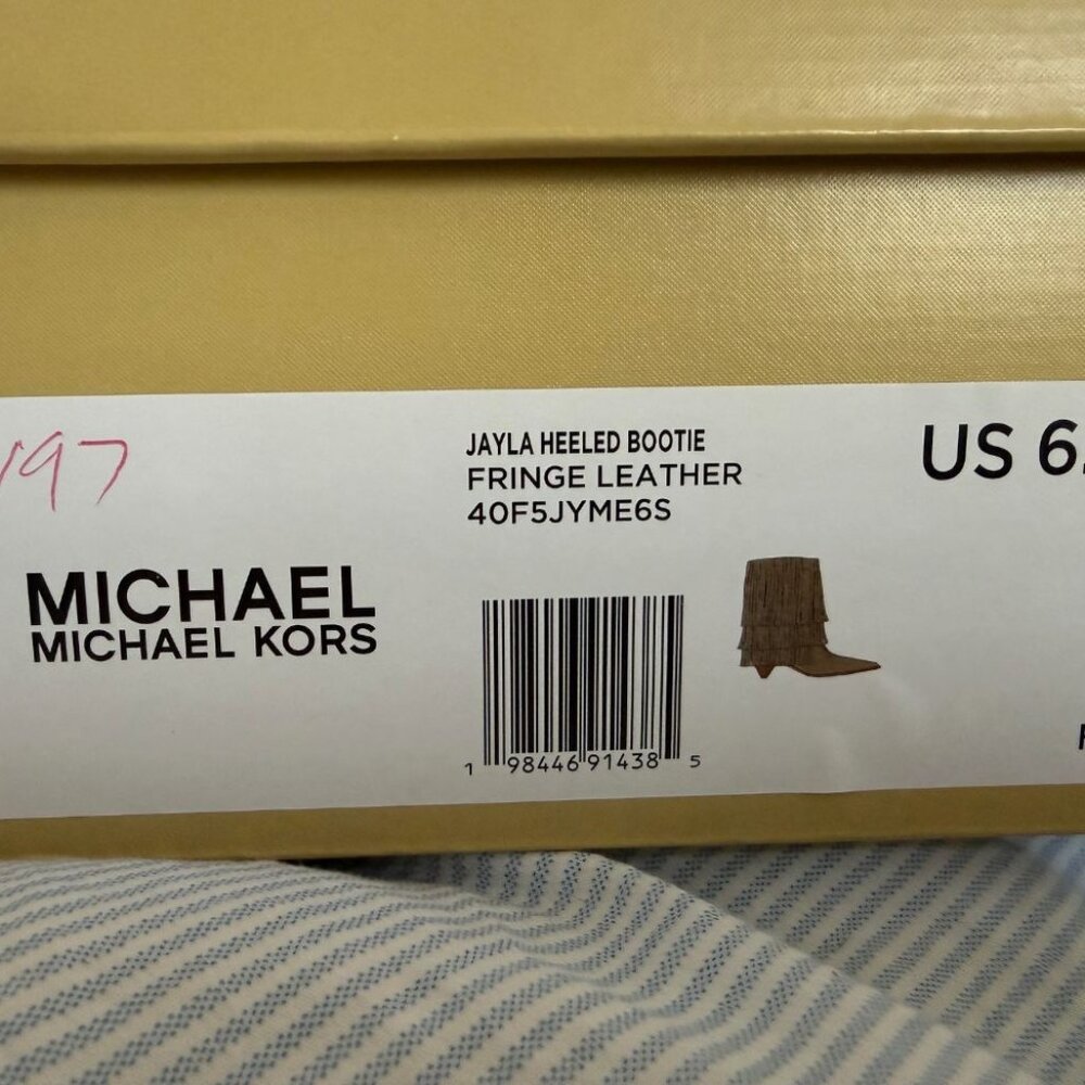 Michael Kors Fringe Suede Boots - Picture 3 of 4